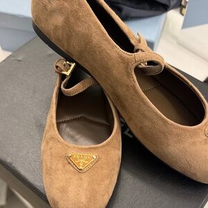 Women's Tan Suede Loafers